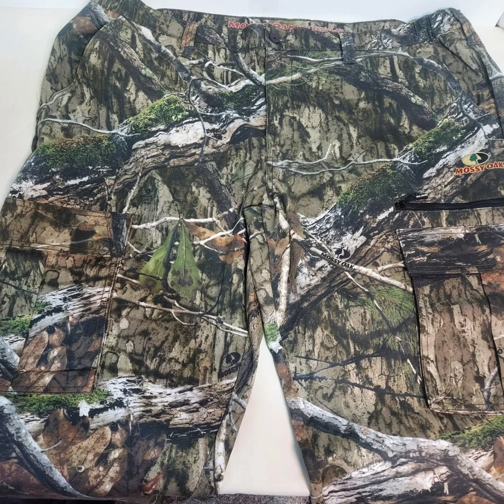 Mossy Oak XXL (44-46) Camo Hunting Cargo Pants Outdoor Casual Mens